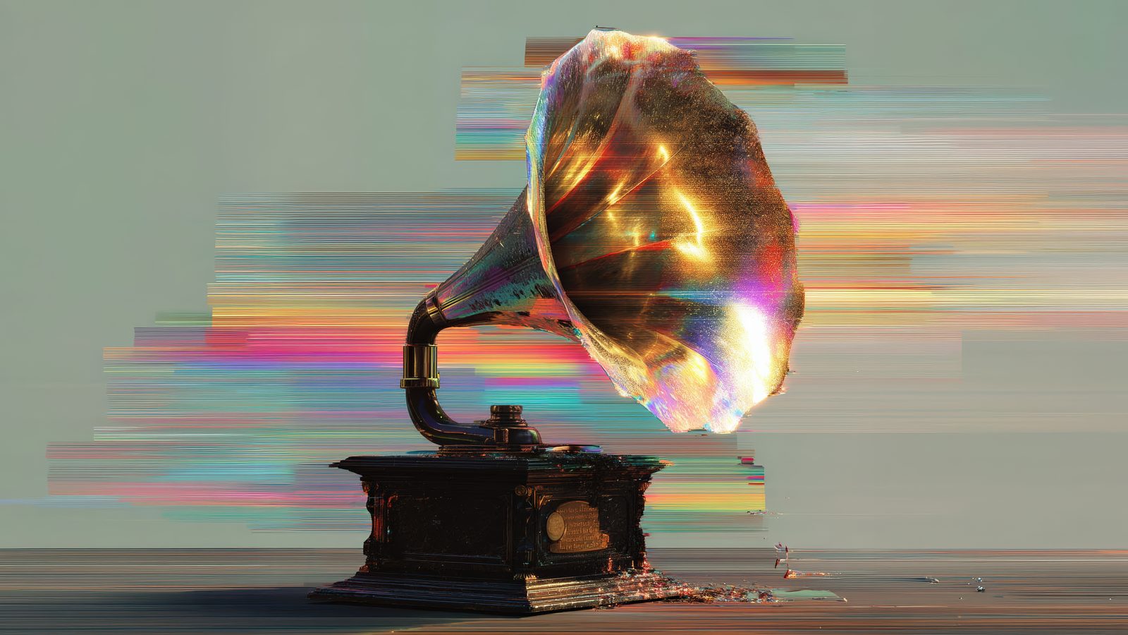 Gramophone artwork by Ellie X Parker